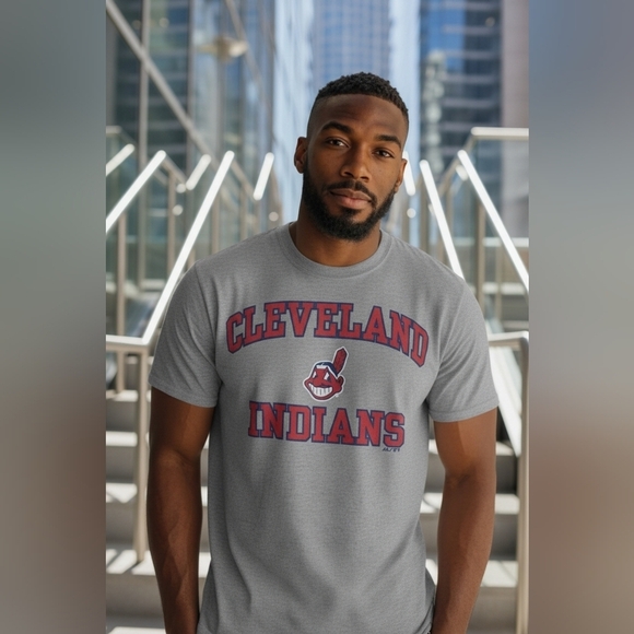 Majestic Other - Vtg Cleveland Guardians Men's Size Medium MLB Team Gear